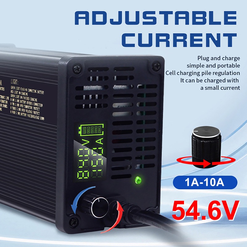 84V 20A Smart Charger - Chargeur de batterie au lithium réglable