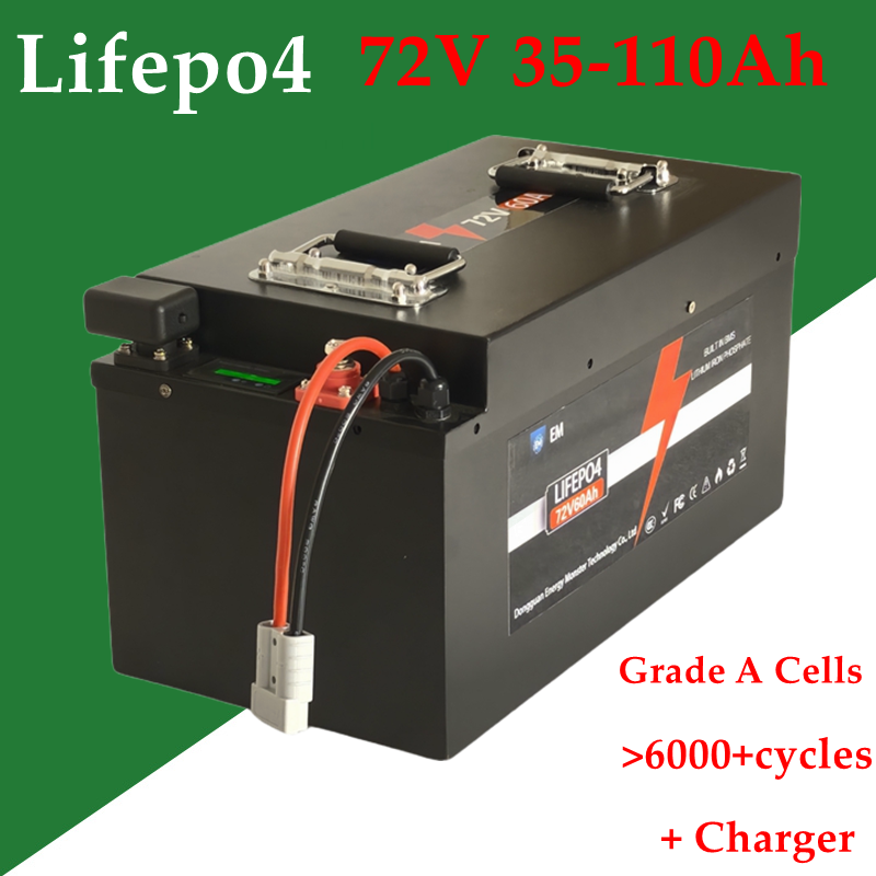 72V 40Ah Lifepo4 Battery Pack - Batterie au Lithium 72V 35ah 40Ah