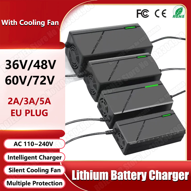 84V 20A Smart Charger - Chargeur 36V 48V 60V 72V 2A