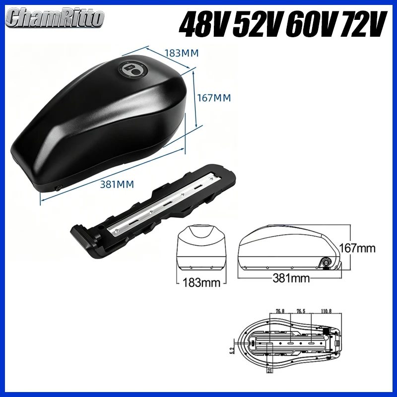 48V 50Ah 52V 35Ah 60V 40AH 72V - 72V 50Ah 21700 Lithium Battery avis et prix