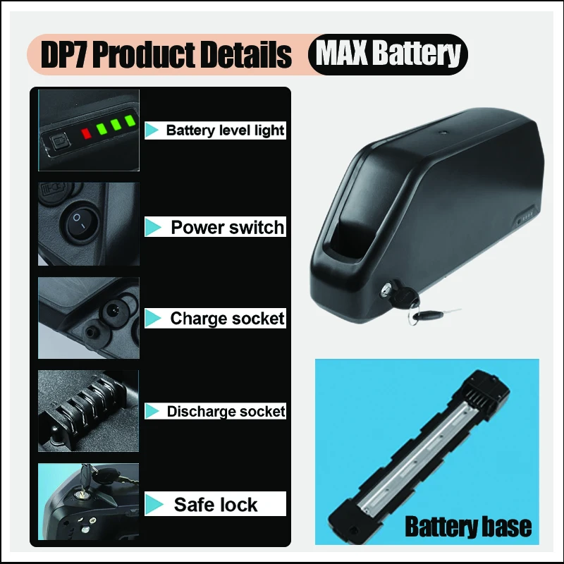 Batterie de vélo électrique Po - 72V 50Ah 21700 Lithium Battery avis et prix