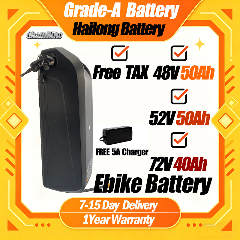 Batterie de vélo électrique 48 - 72V 50Ah 21700 Lithium Battery avis et prix