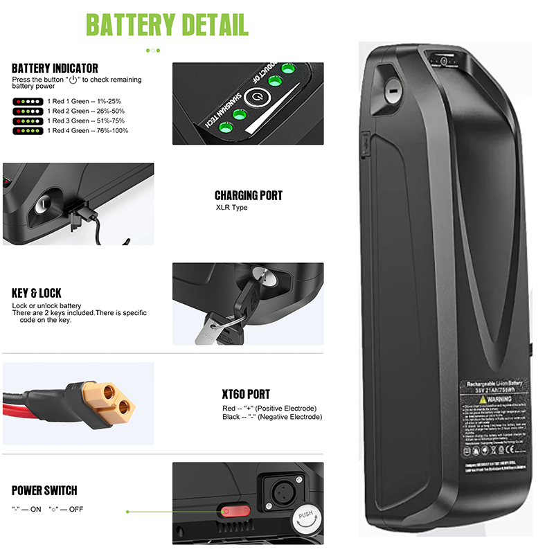 Batterie de vélo électrique 48 - 72V 50Ah 21700 Lithium Battery avis et prix