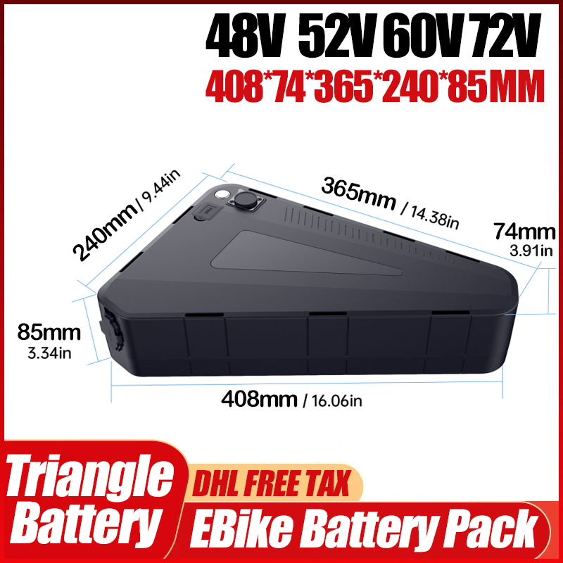 Vélo électrique 36v 48v 52v 20 - 72V 50Ah 21700 Lithium Battery avis et prix